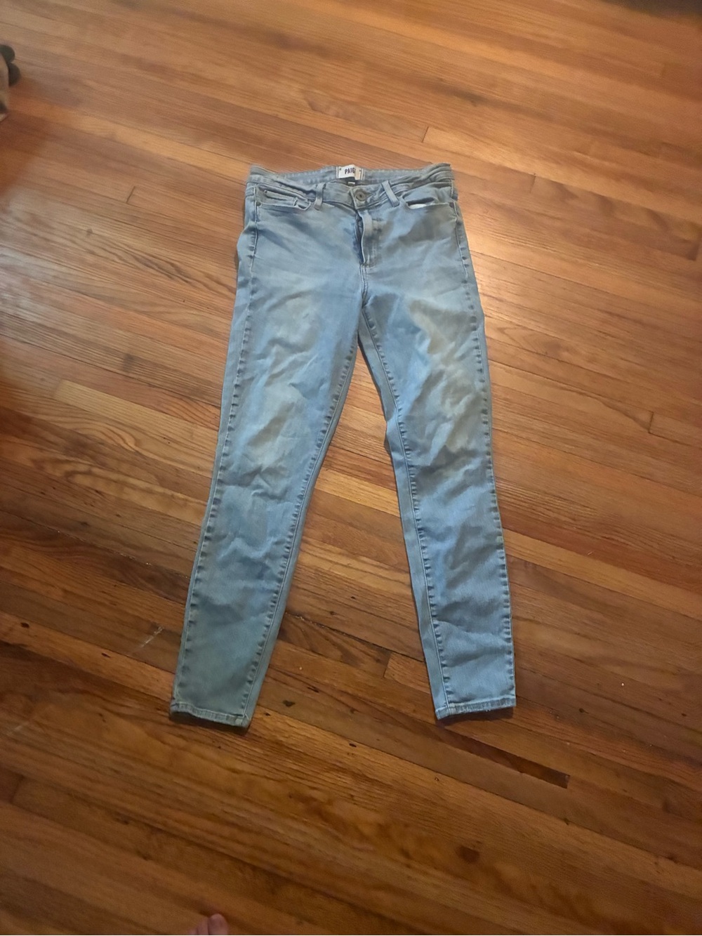 Paige Light Blue Women's Skinny Jeans